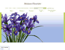 Tablet Screenshot of fleuristemoisan.com